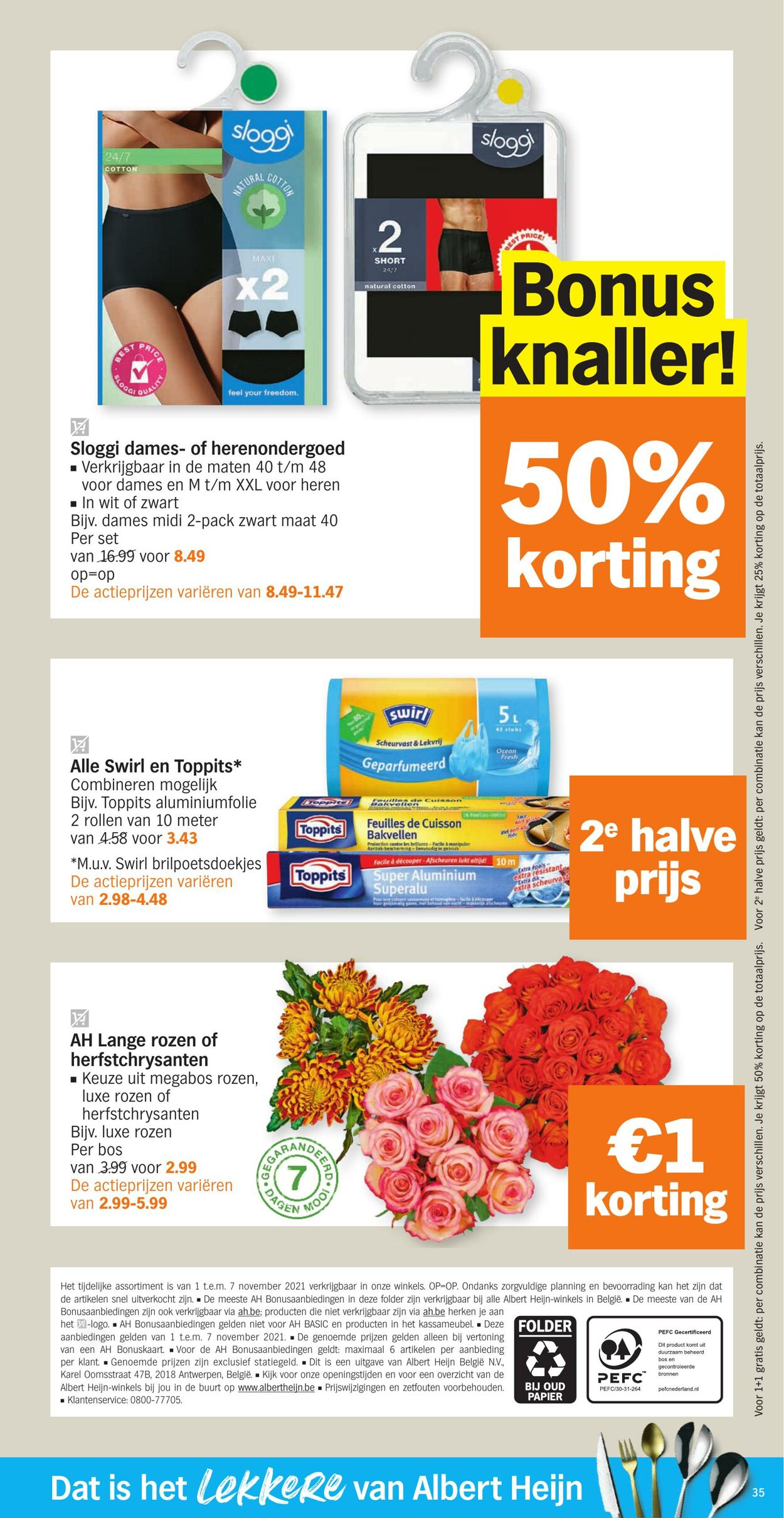 Folder Albert Heijn 01.11.2021 - 07.11.2021