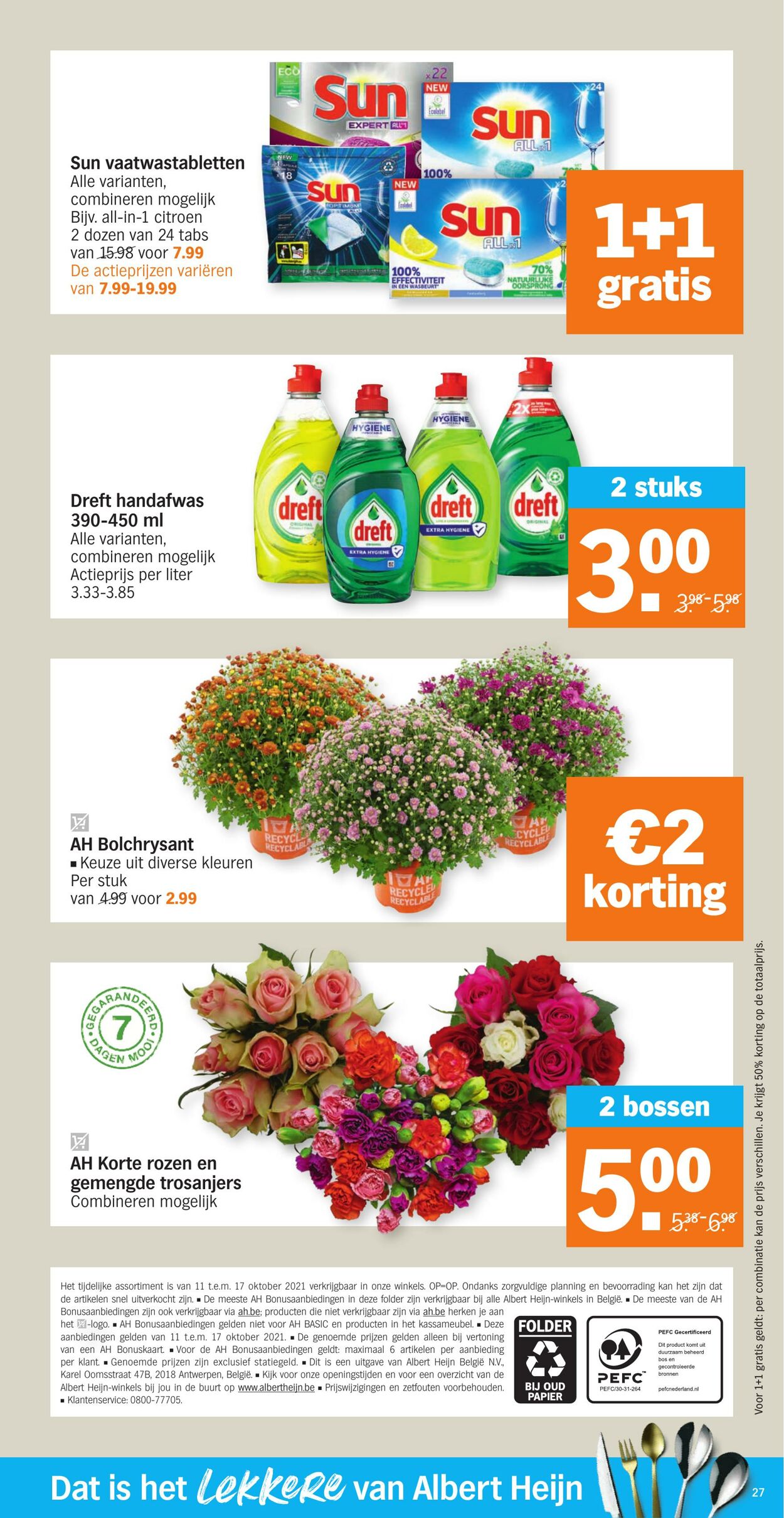 Folder Albert Heijn 11.10.2021 - 17.10.2021