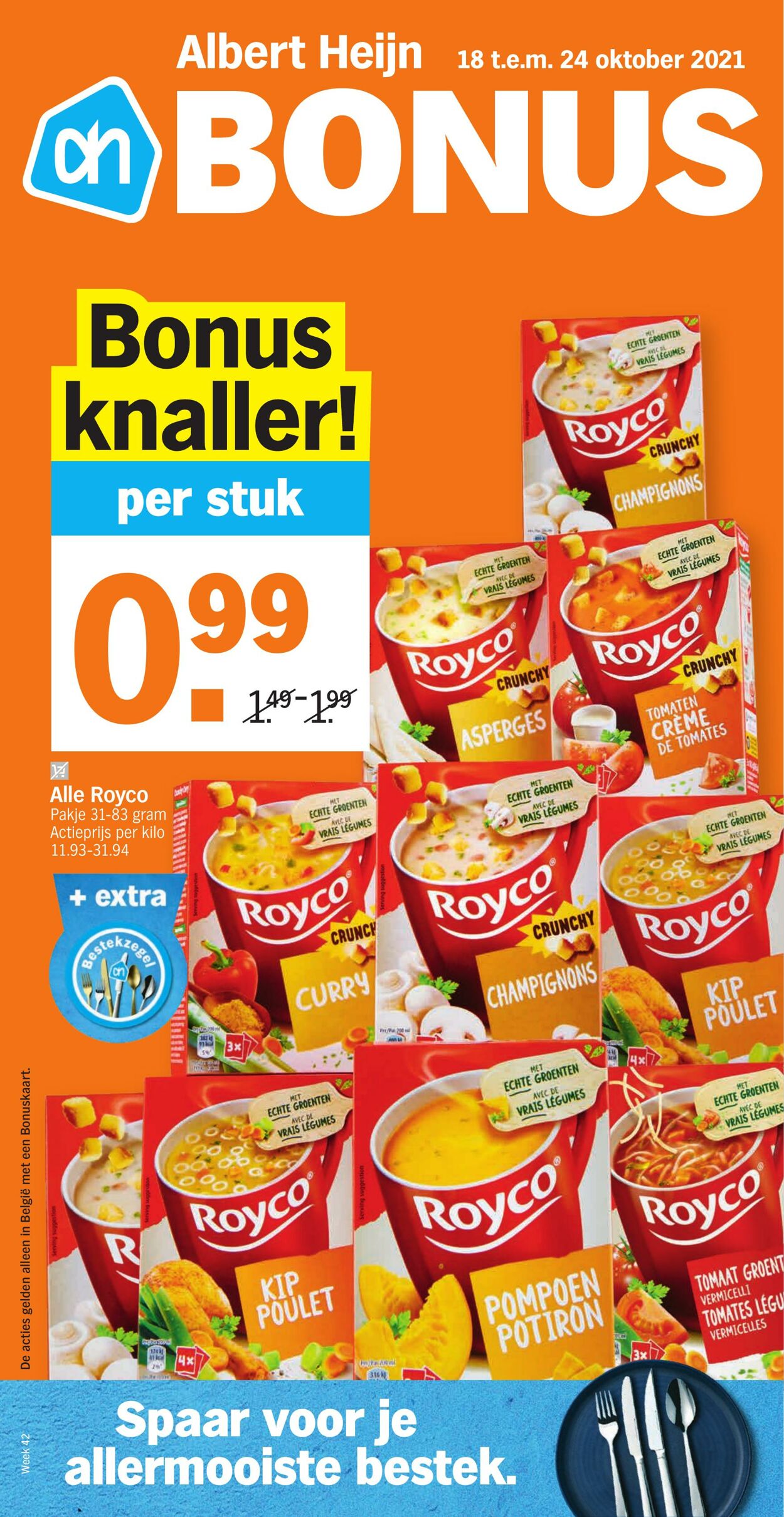 Folder Albert Heijn 18.10.2021 - 24.10.2021