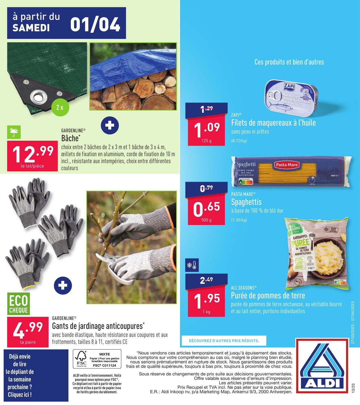 Folder Aldi 27.03.2023 - 07.04.2023