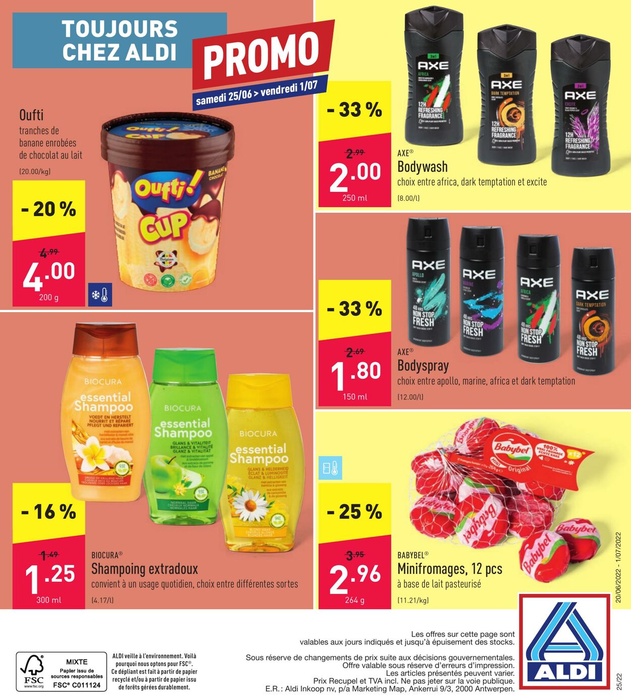 Folder Aldi 20.06.2022 - 01.07.2022