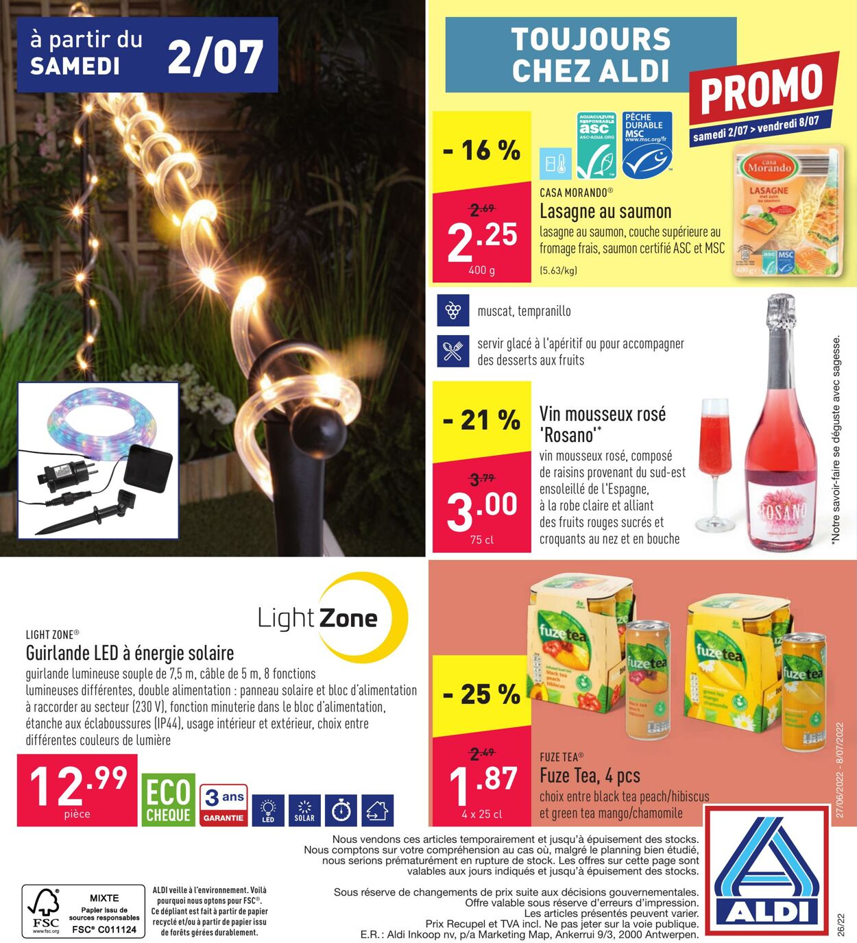 Folder Aldi 27.06.2022 - 08.07.2022