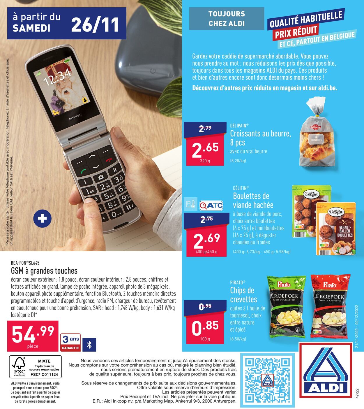 Folder Aldi 21.11.2022 - 02.12.2022