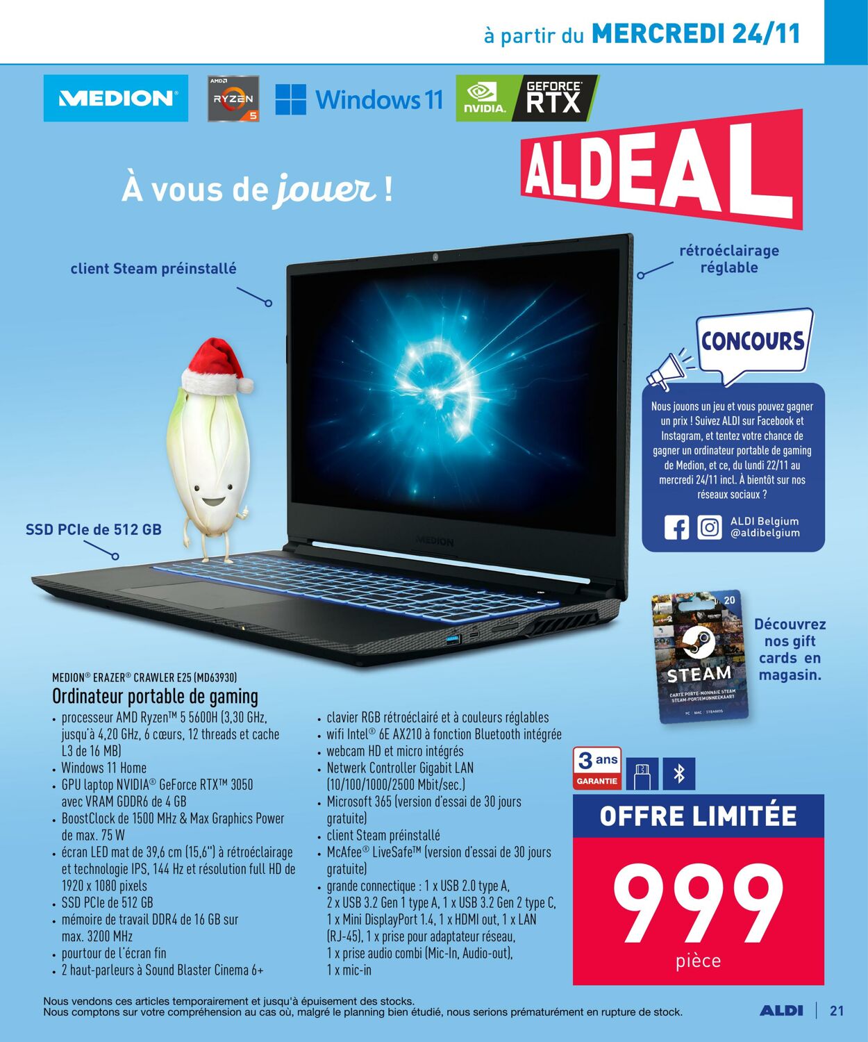 Folder Aldi 22.11.2021 - 27.11.2021