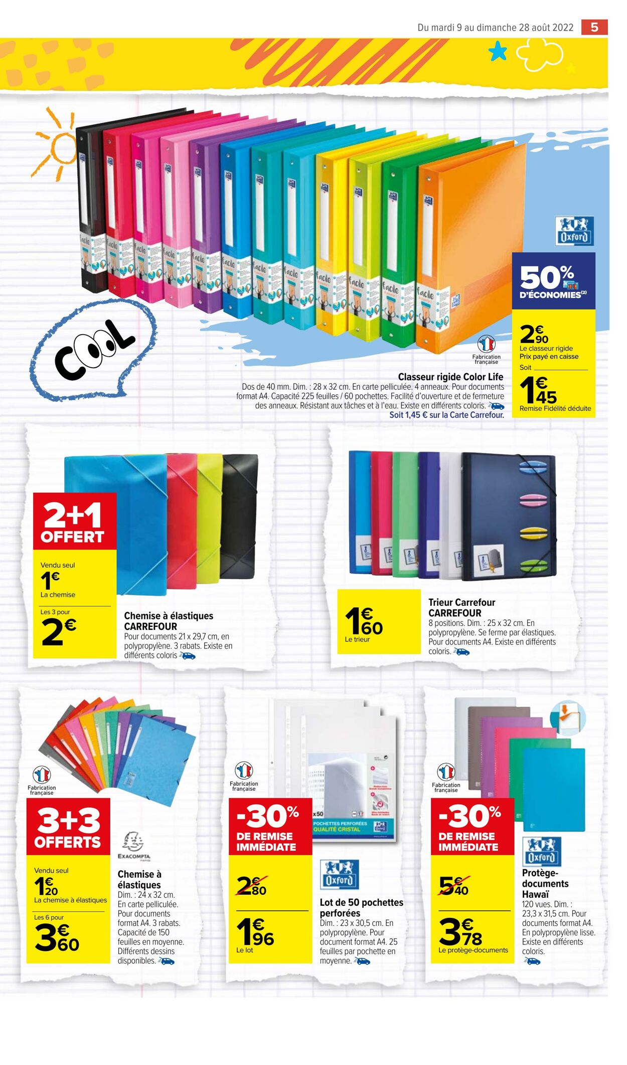 Folder Carrefour market 09.08.2022 - 28.08.2022