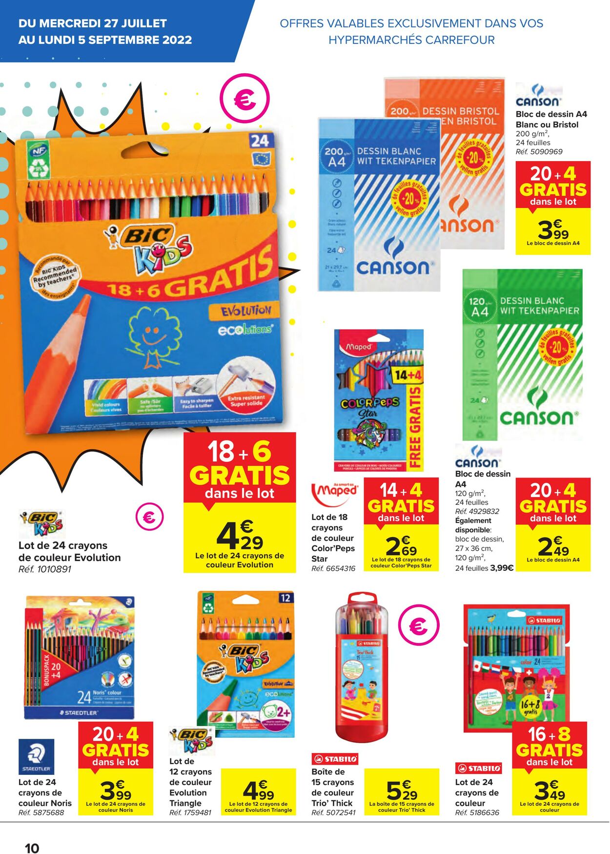 Folder Carrefour 27.07.2022 - 05.09.2022