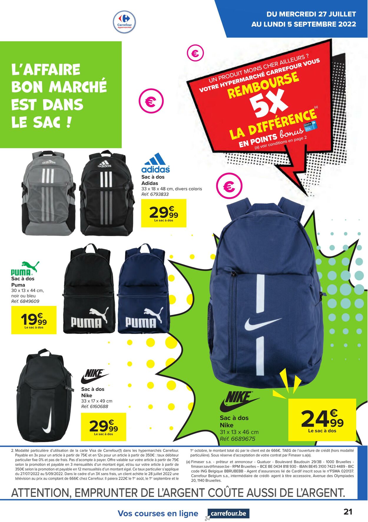 Folder Carrefour 27.07.2022 - 05.09.2022