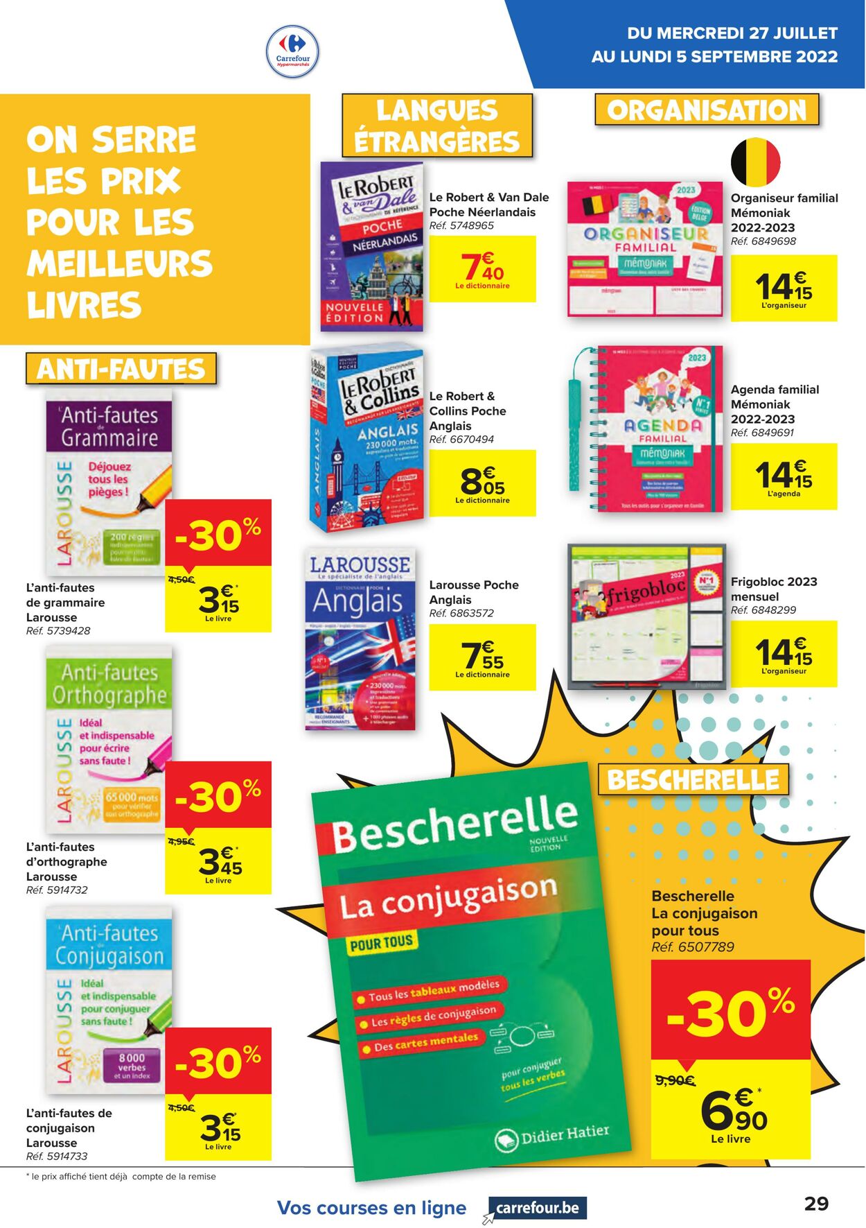 Folder Carrefour 27.07.2022 - 05.09.2022