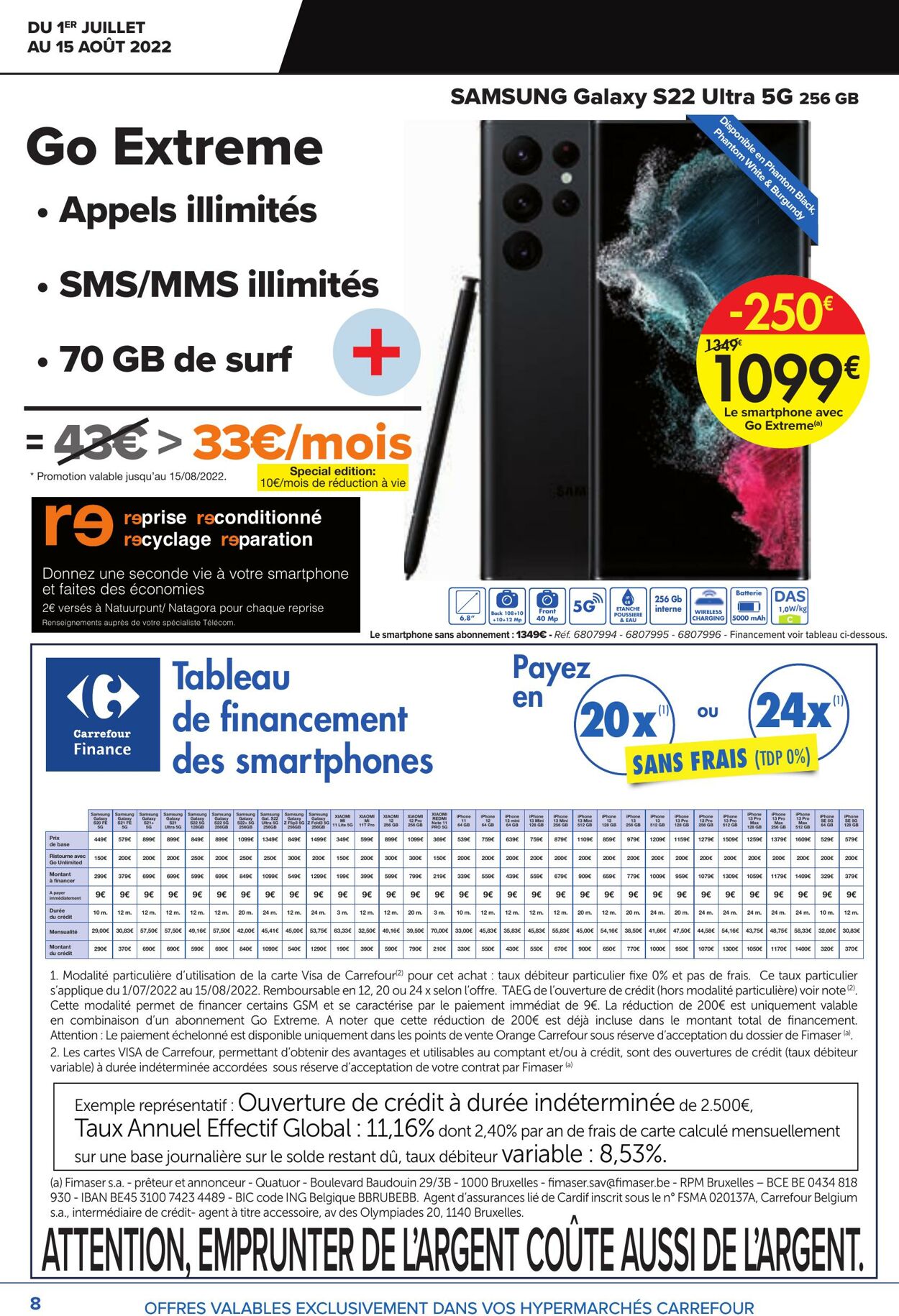 Folder Carrefour 01.08.2022 - 15.08.2022