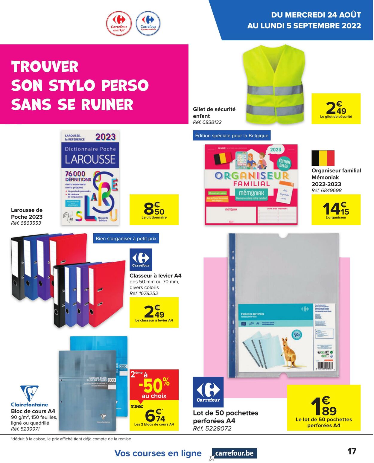 Folder Carrefour 24.08.2022 - 05.09.2022