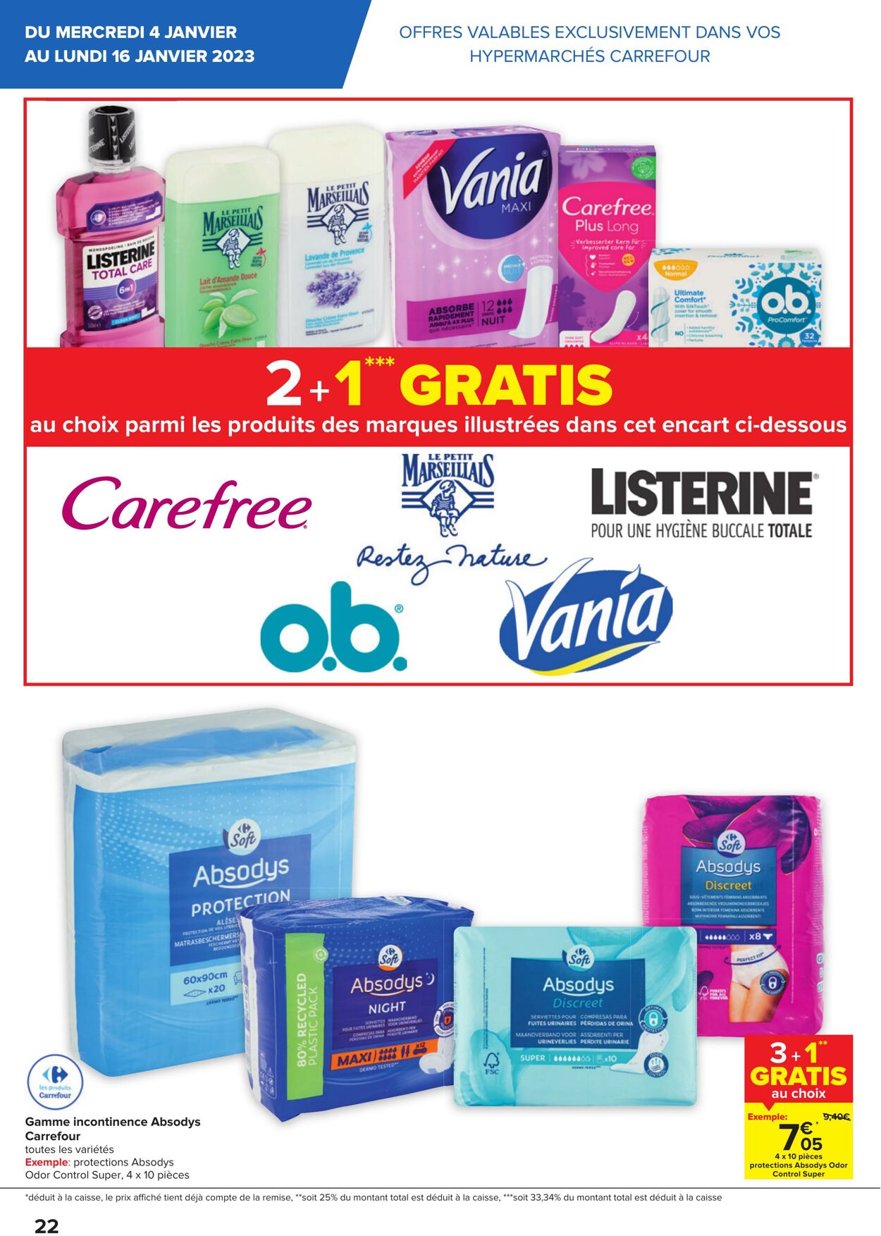 Folder Carrefour 04.01.2023 - 16.01.2023