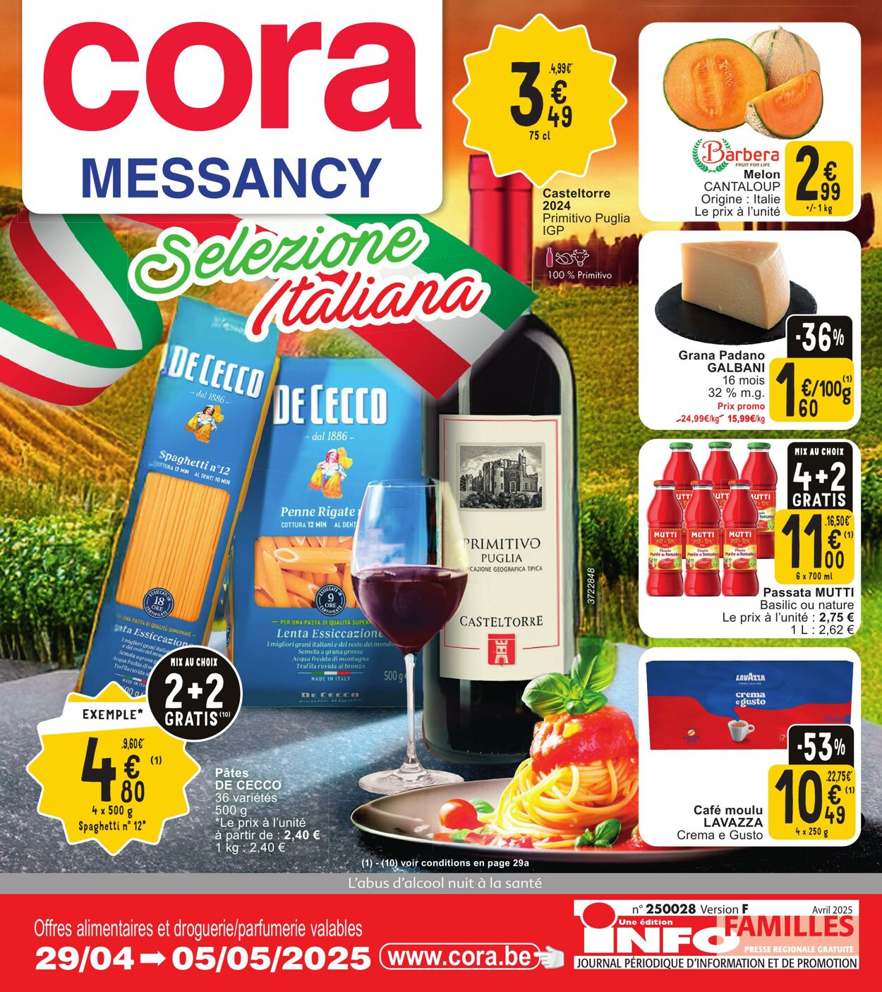 Folder Cora - La foire Italienne au  29 avr, 2025 - 5 mai, 2025