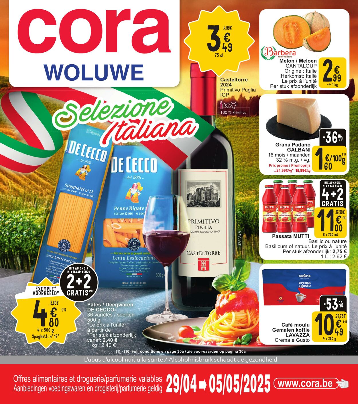 Folder Cora - La foire Italienne  29 avr, 2025 - 5 mai, 2025