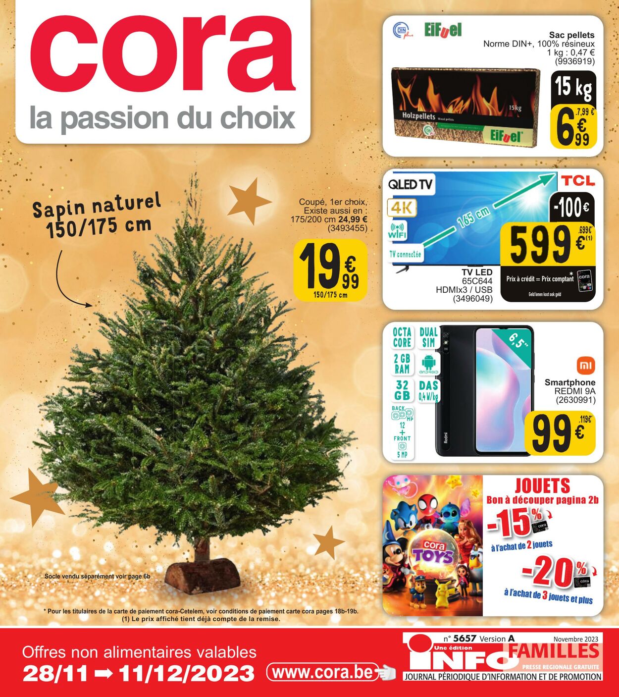 Folder Cora - Les offres non alimentaire du  28 nov, 2023 - 11 déc, 2023