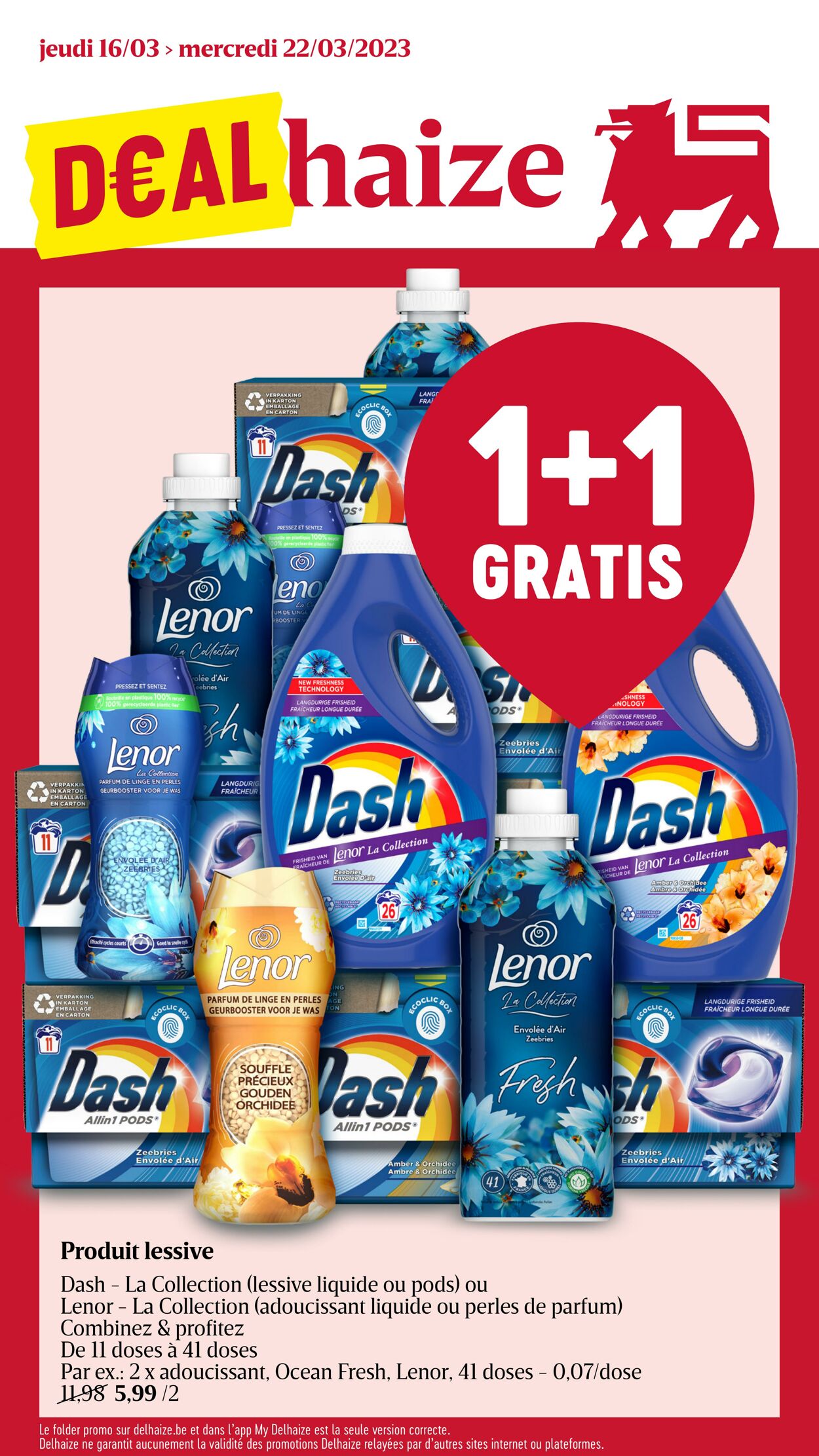 Folder Delhaize 16.03.2023 - 22.03.2023