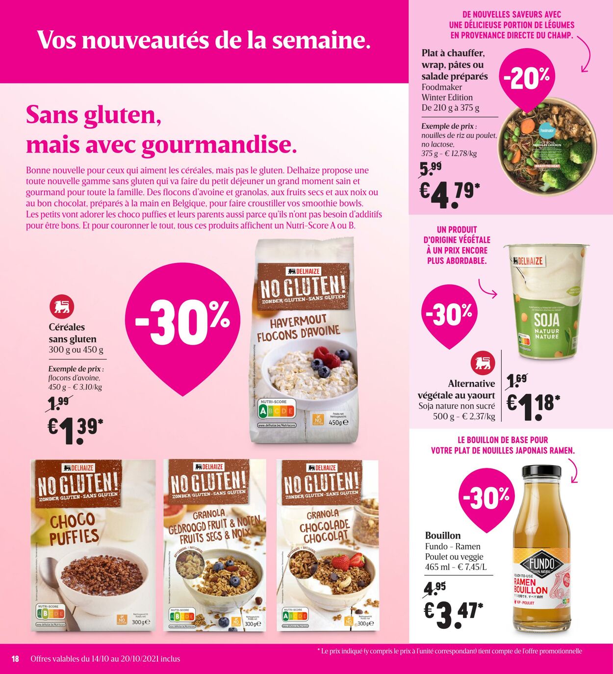 Folder Delhaize 14.10.2021 - 20.10.2021
