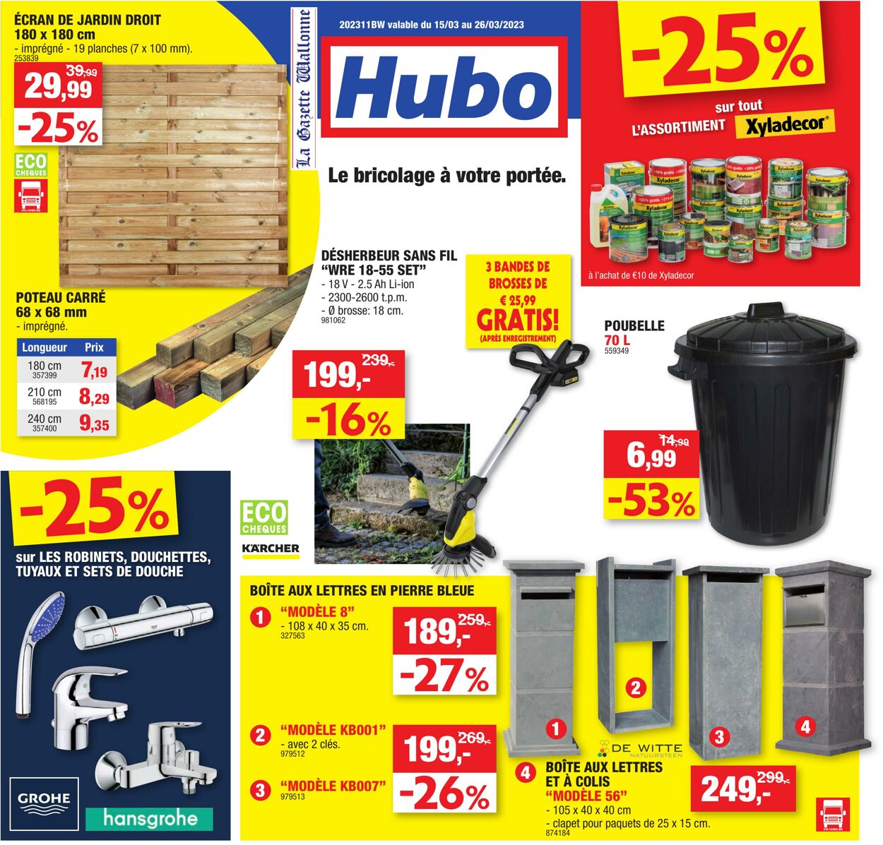 Folder Hubo 15.03.2023 - 26.03.2023