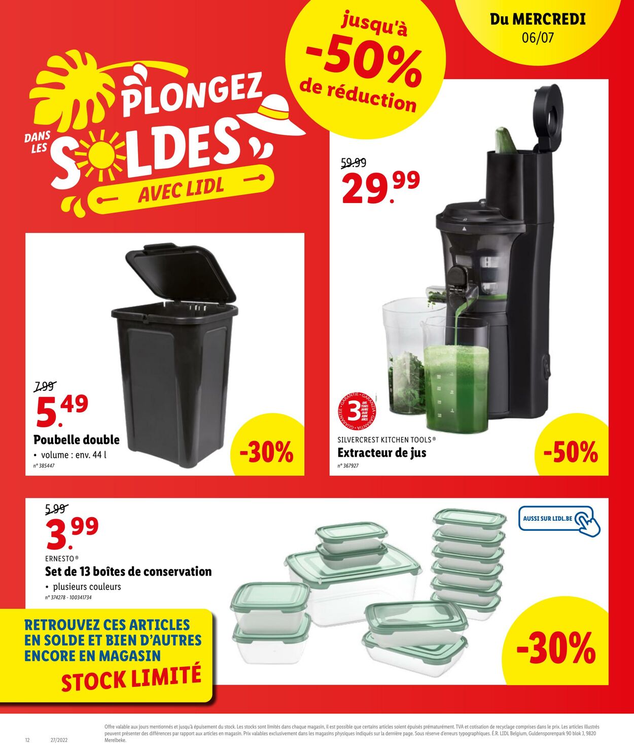 Folder Lidl 04.07.2022 - 09.07.2022