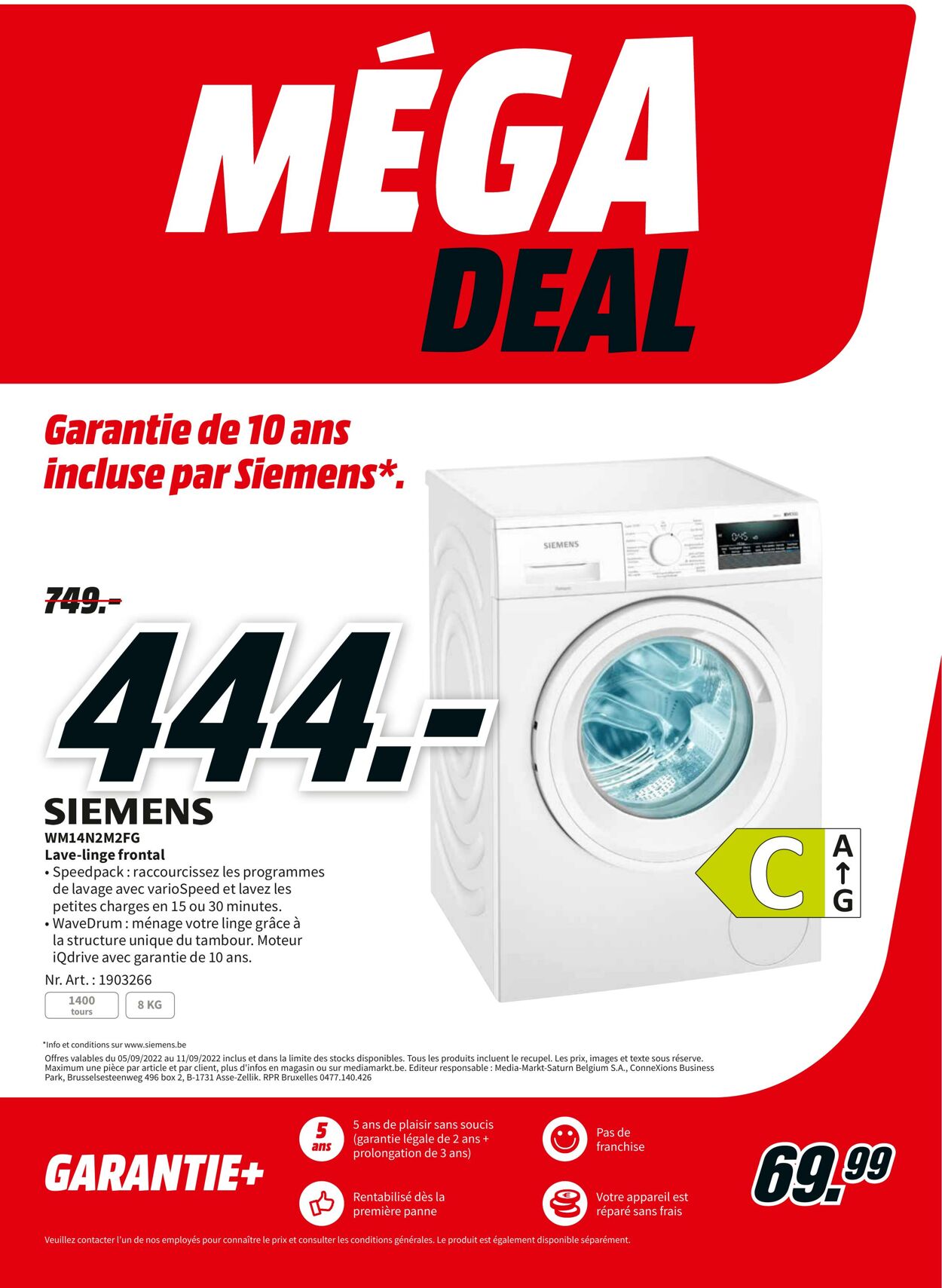 Folder MediaMarkt 05.09.2022 - 11.09.2022